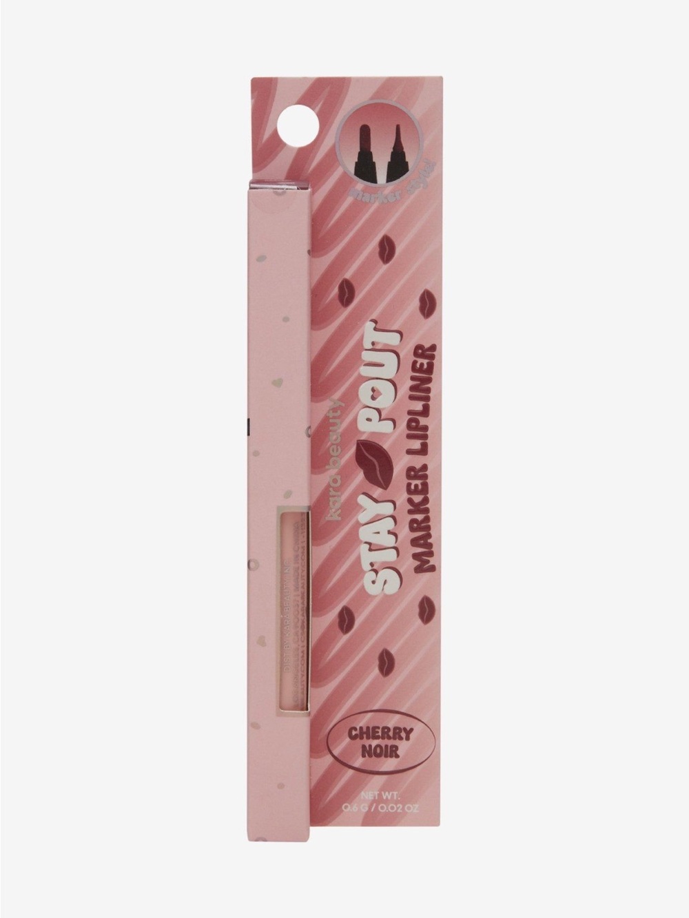 Kara Beauty Cherry Noir Stay Pout Marker Lip Liner